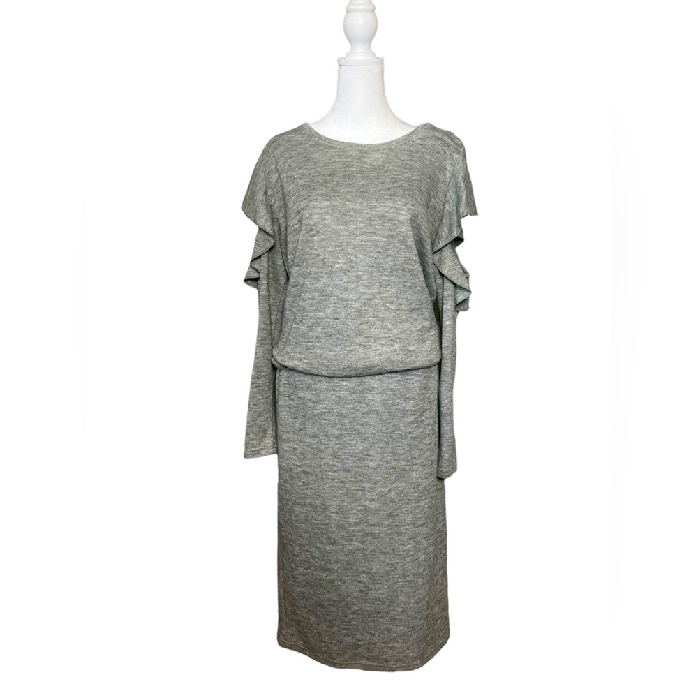 Women’s Free Press Gray Cold Shoulder Sweater Skirt Set. Nordstrom’s. Size L/XL